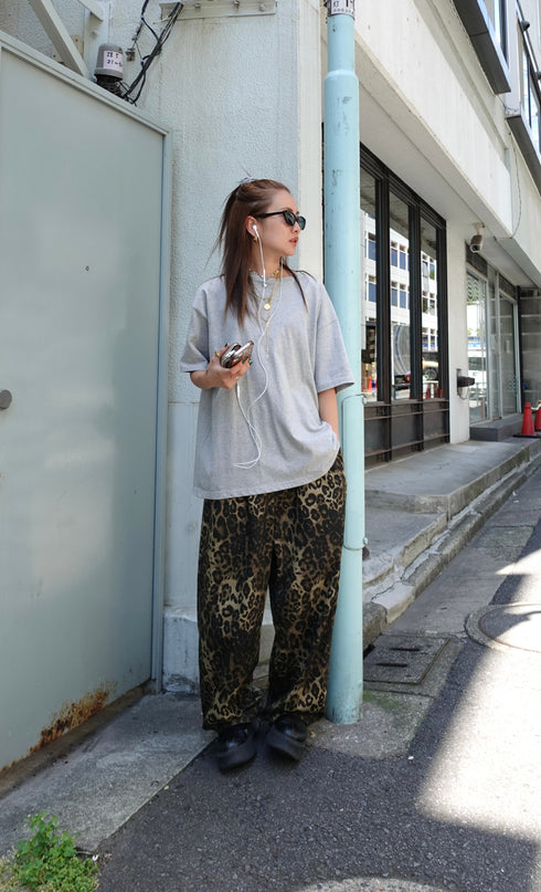 【追加予約!1月中旬~下旬発送予定】レオパードボリュームパンツ